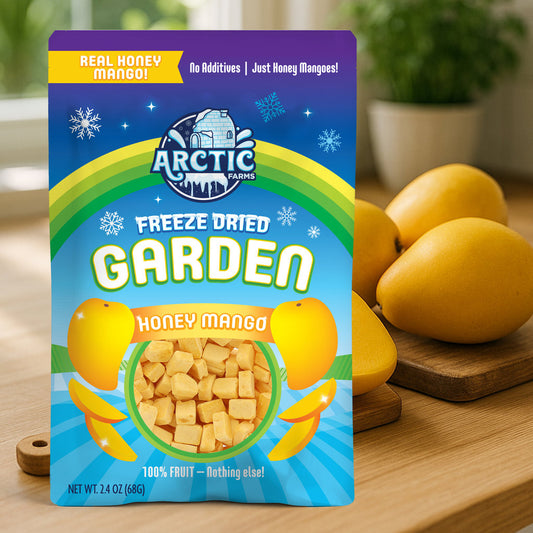 Freeze Dried Honey Mango - 100% Real Fruit (Large Pack)