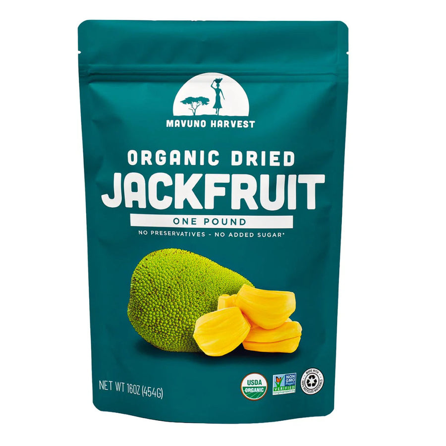 Mavuno Harvest Organic Dried Jackfruit - 1 Pound  (6-Pack)