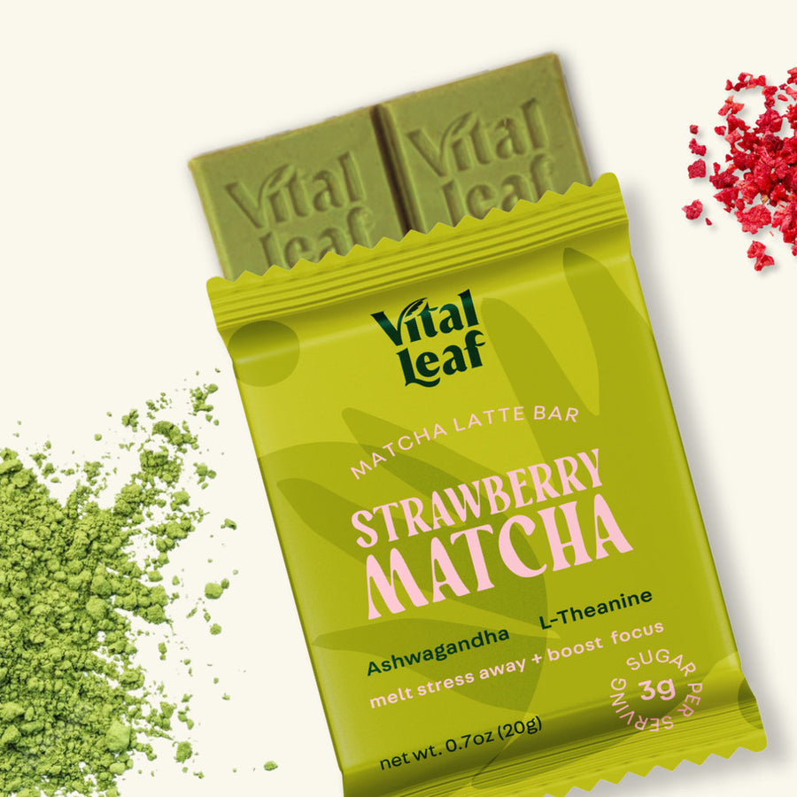 Strawberry Matcha Chocolate Mini Bar (Pack)