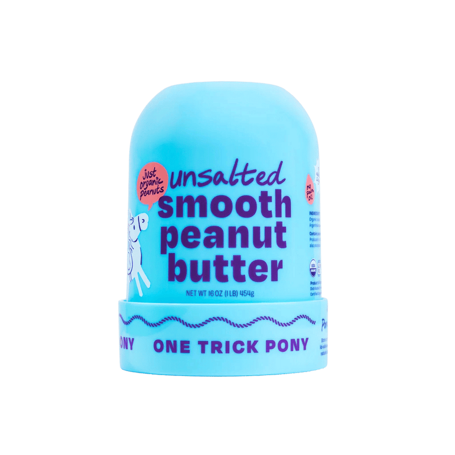 One Trick Pony - Unsalted Smooth Peanut Butter (3-pack)