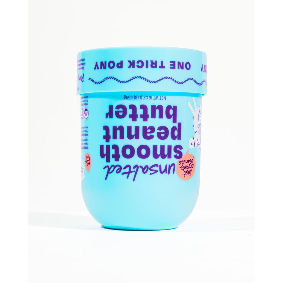 One Trick Pony - Unsalted Smooth Peanut Butter (3-pack)