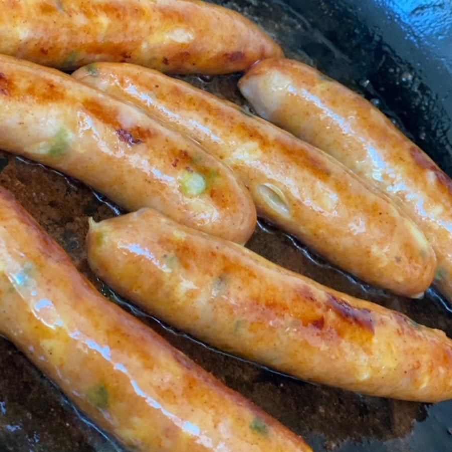 Mango Chili Smoked Halal Chicken Sausage (5-Pack)