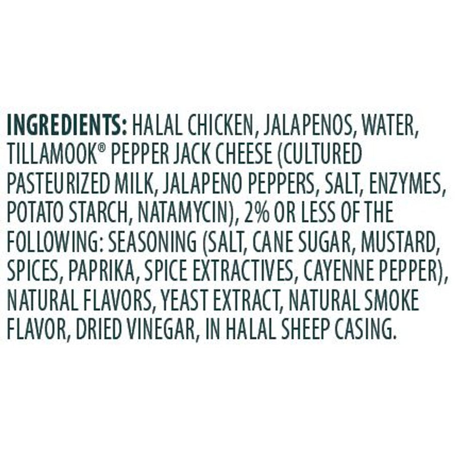 Mango Chili Smoked Halal Chicken Sausage (5-Pack)