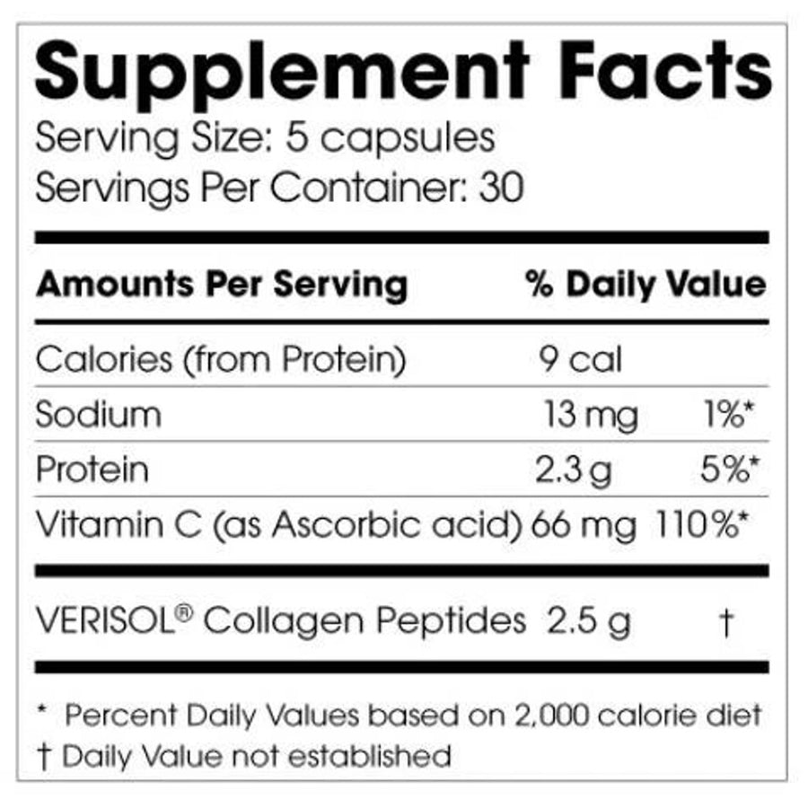 Skin Boost Verisol Collagen Capsules (180 capsules)