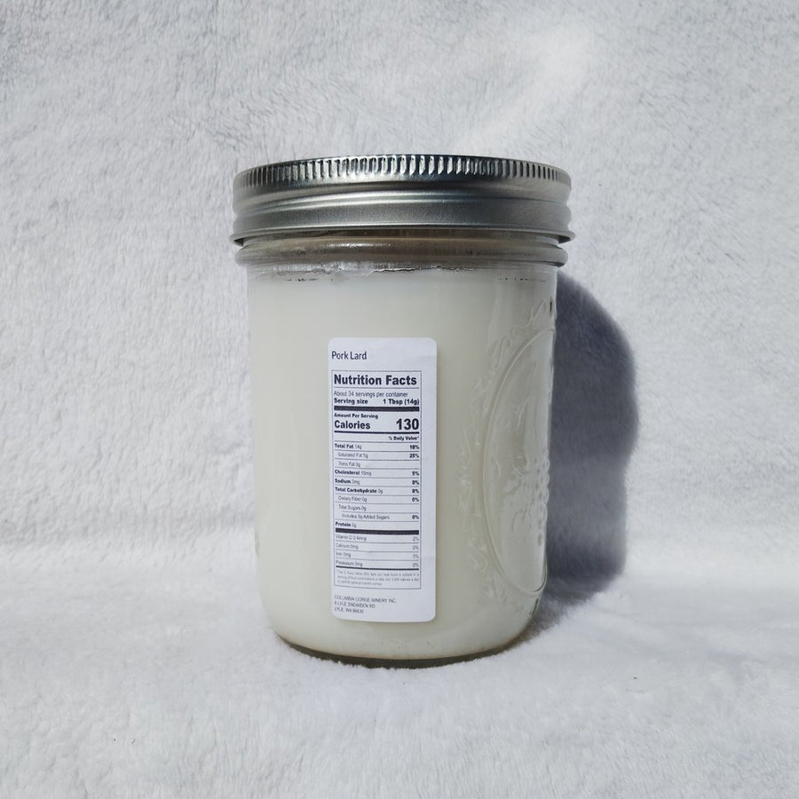 100% Pork Lard - Pasture Raised