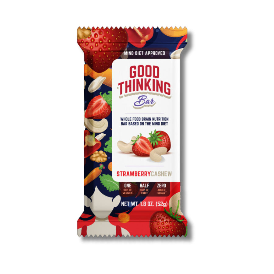 Strawberry Cashew Brain Bar (12-Pack)