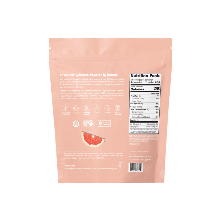 Grapefruit Hydrating Drink Mix (14 Servings)