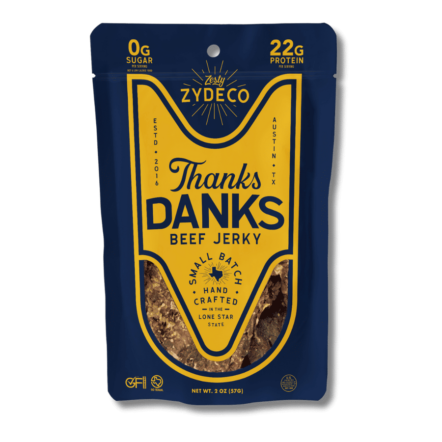 Thanks Danks Beef Jerky - Zydeco (2-pack)