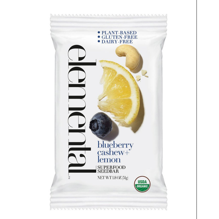 Blueberry Cashew + Lemon Seedbar (12-pack)