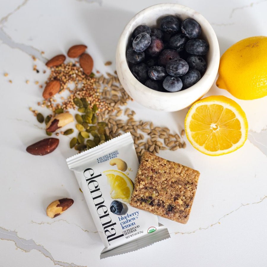 Blueberry Cashew + Lemon Seedbar (12-pack)