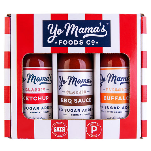 Yo Mama's Grilling KETO Condiment Gift Set (3-Pack)