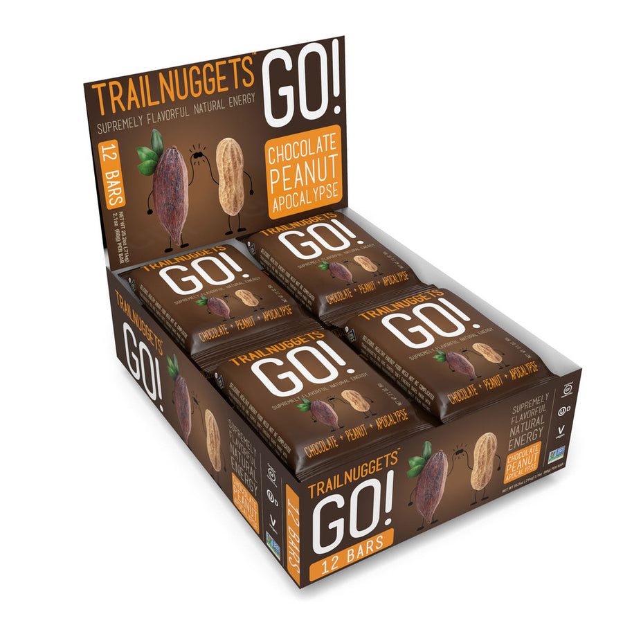 Trailnuggets Energy Bar - Cocoa + Peanut (12-Pack)