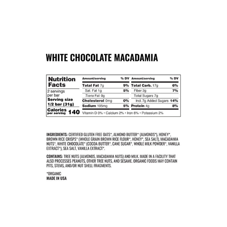 White Chocolate Macadamia Bars (12-Pack)