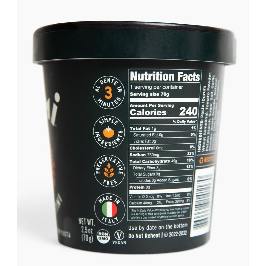 Primi Rapid-Cook Pasta Cups - Spicy Marinara Sauce (12-pack)
