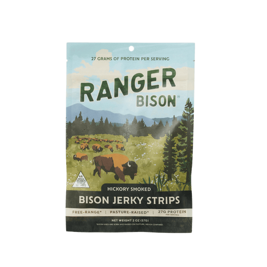 Ranger Bison Jerky | Hickory Smoked (Pack)