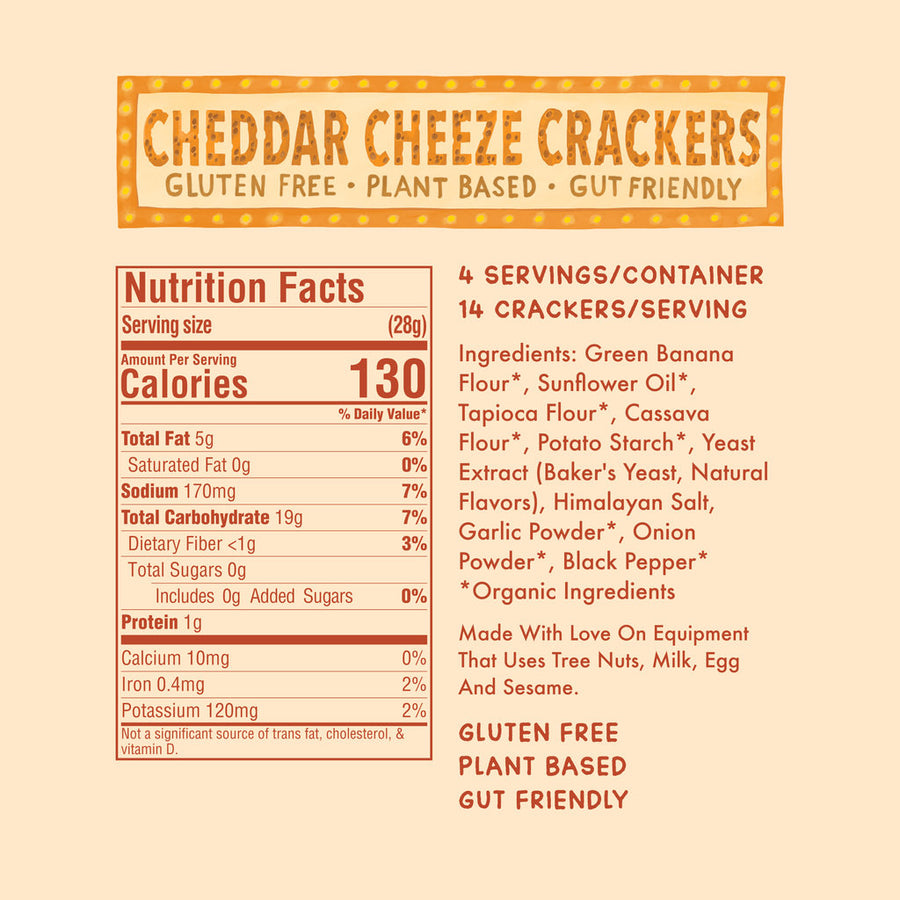 Cheddar Cheeze Crackers - 4 oz (Pack)