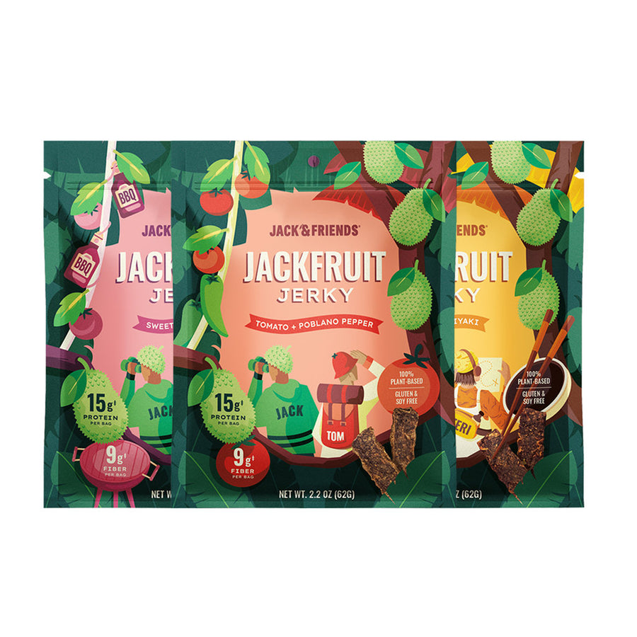 Jackfruit Jerky Variety Pack (3-Pack)