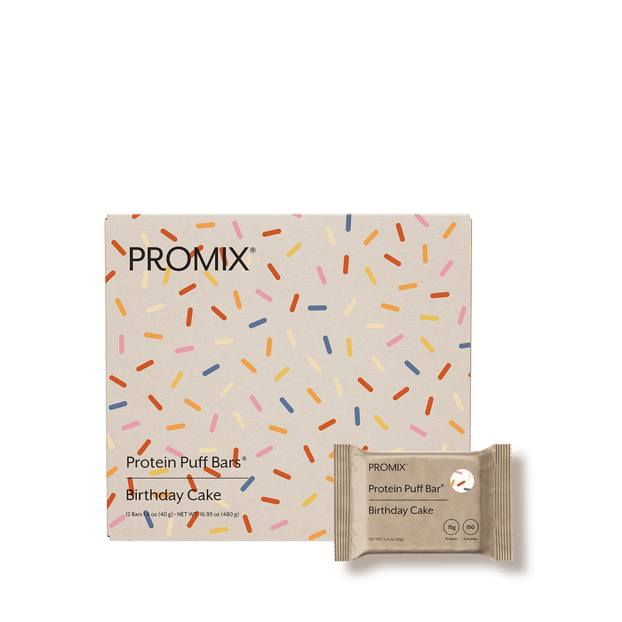 Birthday Cake Protein Puff Bars