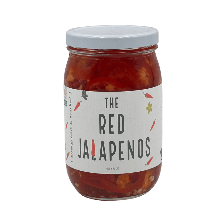 Red Jalapeños - Pickled