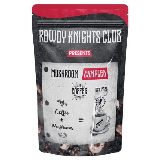 Rowdy Knights Club Premium Instant Mushroom Coffee