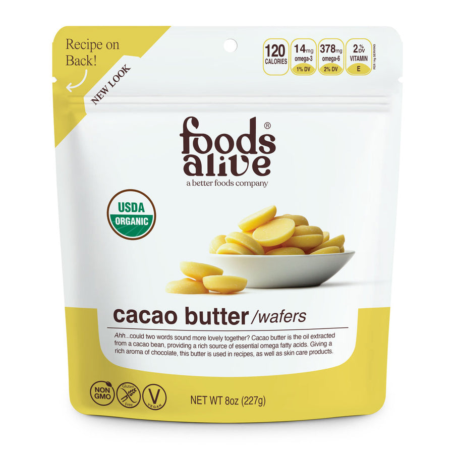 Cacao Butter Wafers 8oz (2-Pack)