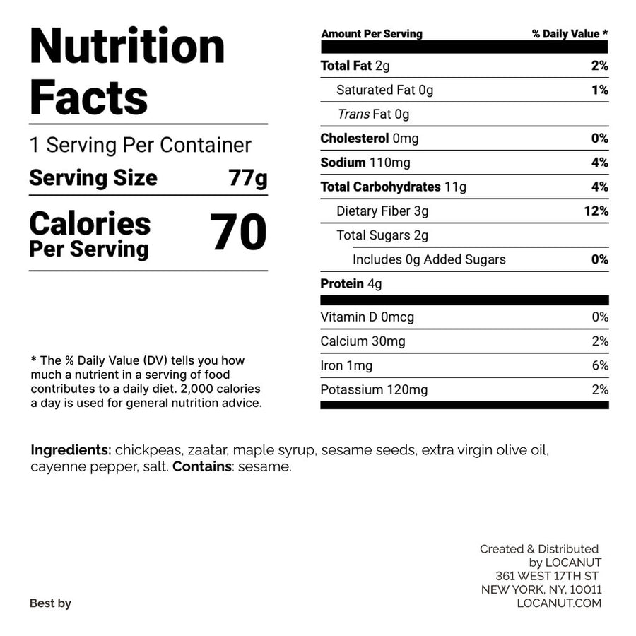 Taro & Chickpea Snack (Pack of 4)
