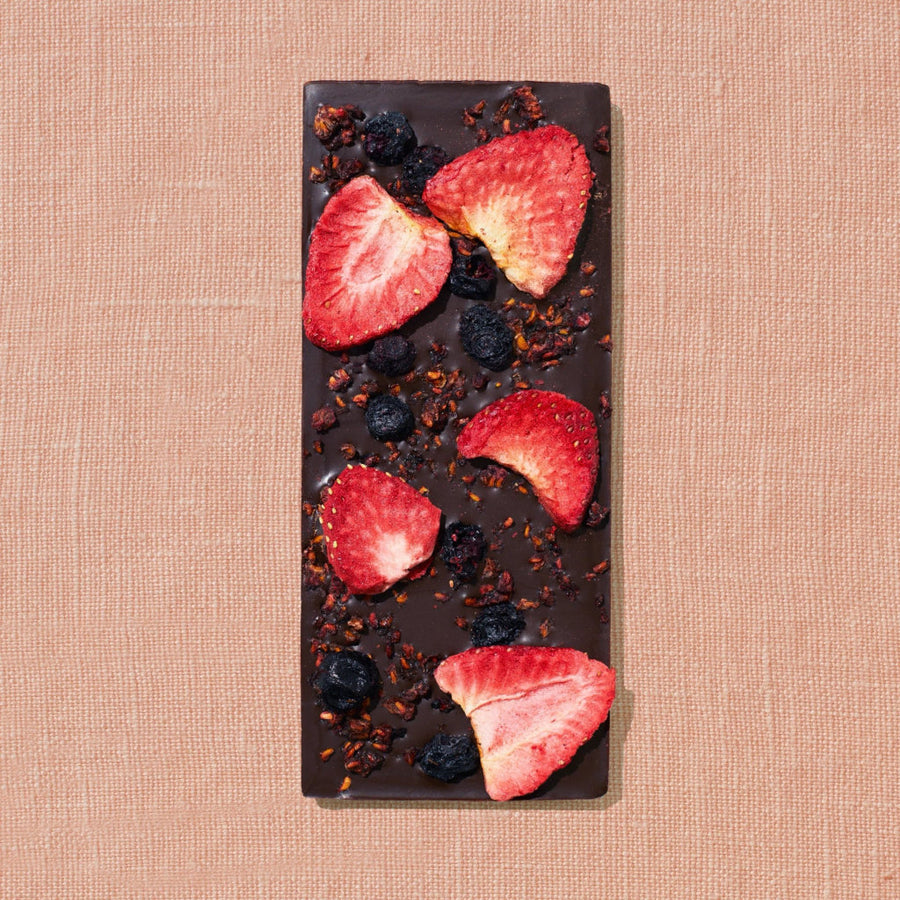 Mixed Berry Date-Sweetened Dark Chocolate