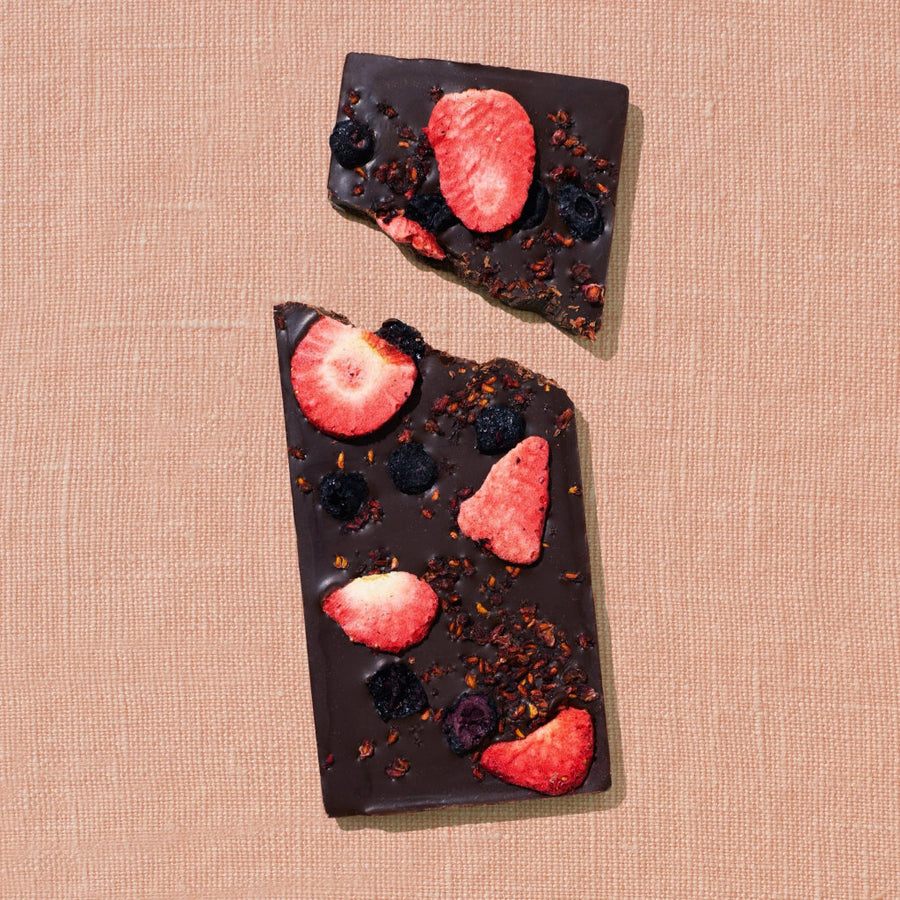 Mixed Berry Date-Sweetened Dark Chocolate