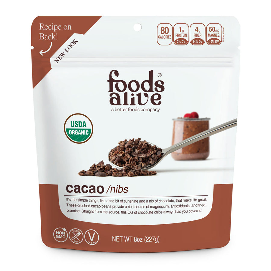 Cacao Nibs Unsweet 8oz (2-Pack)