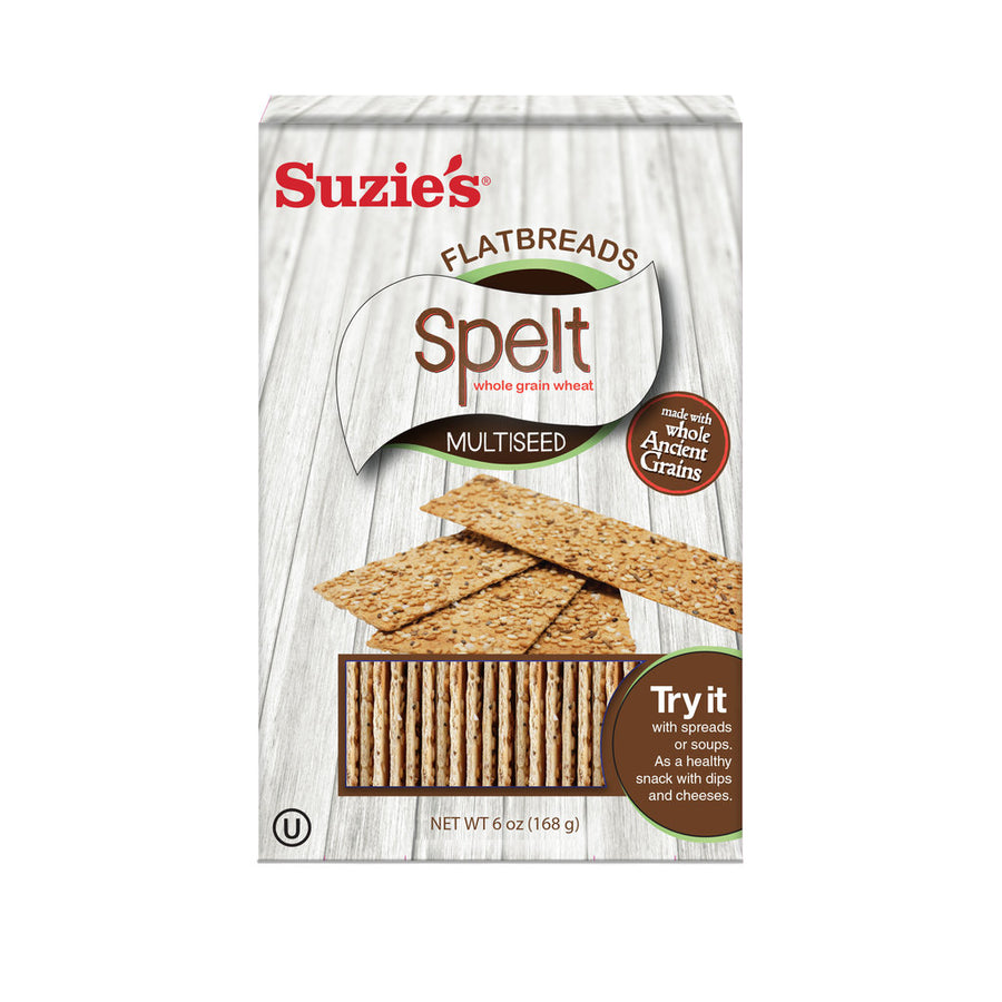 Suzie's Flatbread Spelt Multiseed (12-Pack)