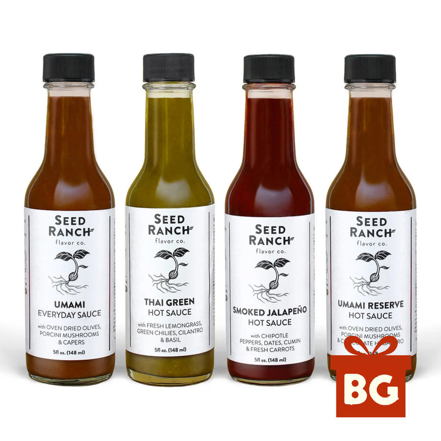 Classic Hot Sauce Bundle - Vegan, Non-GMO (4-Pack)