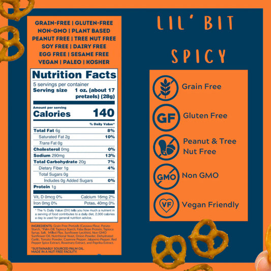 Variety Pack Grain Free Pretzels (4 Pack)