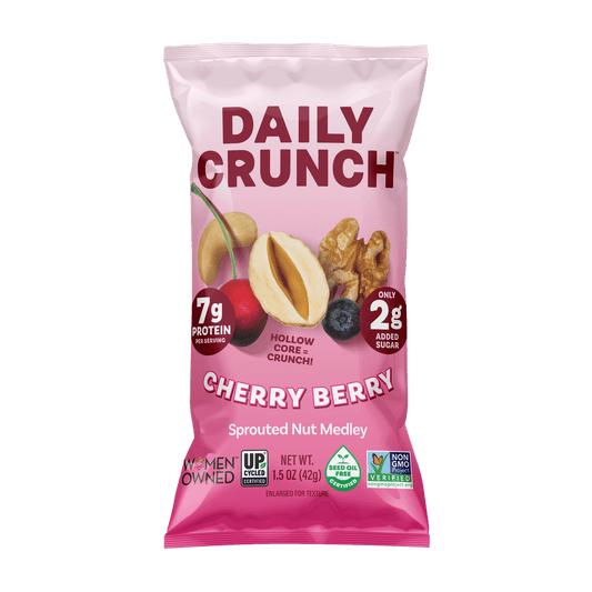 Cherry Berry Sprouted Nut Medley, Single Serve (8-Pack)