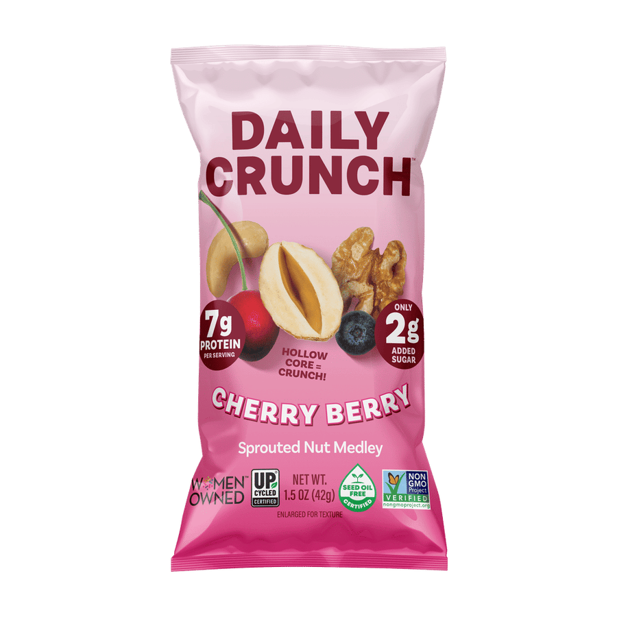 Cherry Berry Sprouted Nut Medley, Single Serve (8-Pack)
