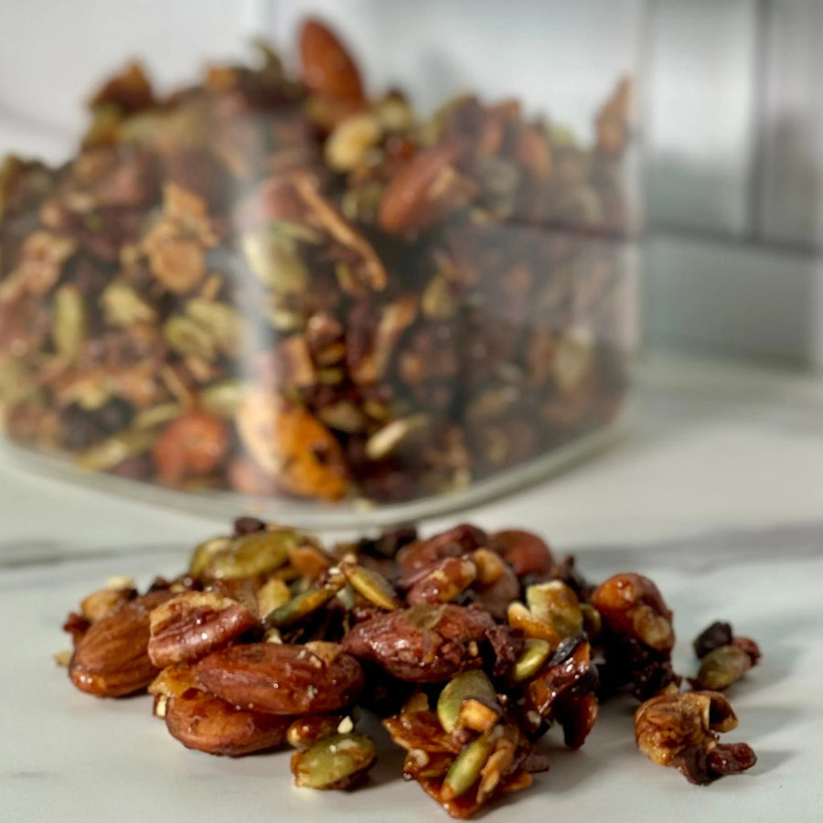 Yippis Nut Crunch - Organic, Low-Sugar, High-Fiber Nut Blend