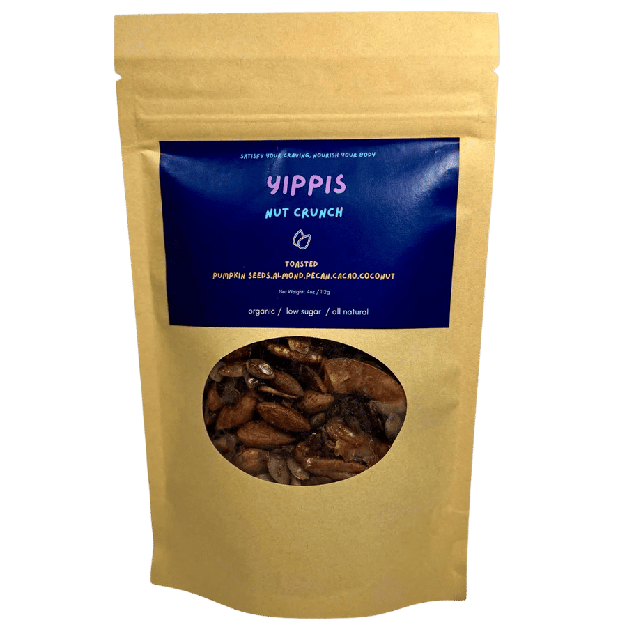 Yippis Nut Crunch - Organic, Low-Sugar, High-Fiber Nut Blend