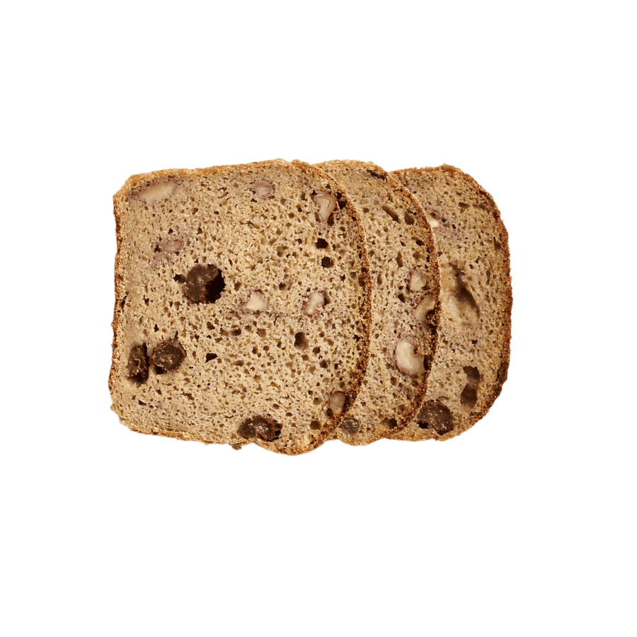 Banana Walnut Quinoa Millet Sourdough (Organic, GF, Vegan)