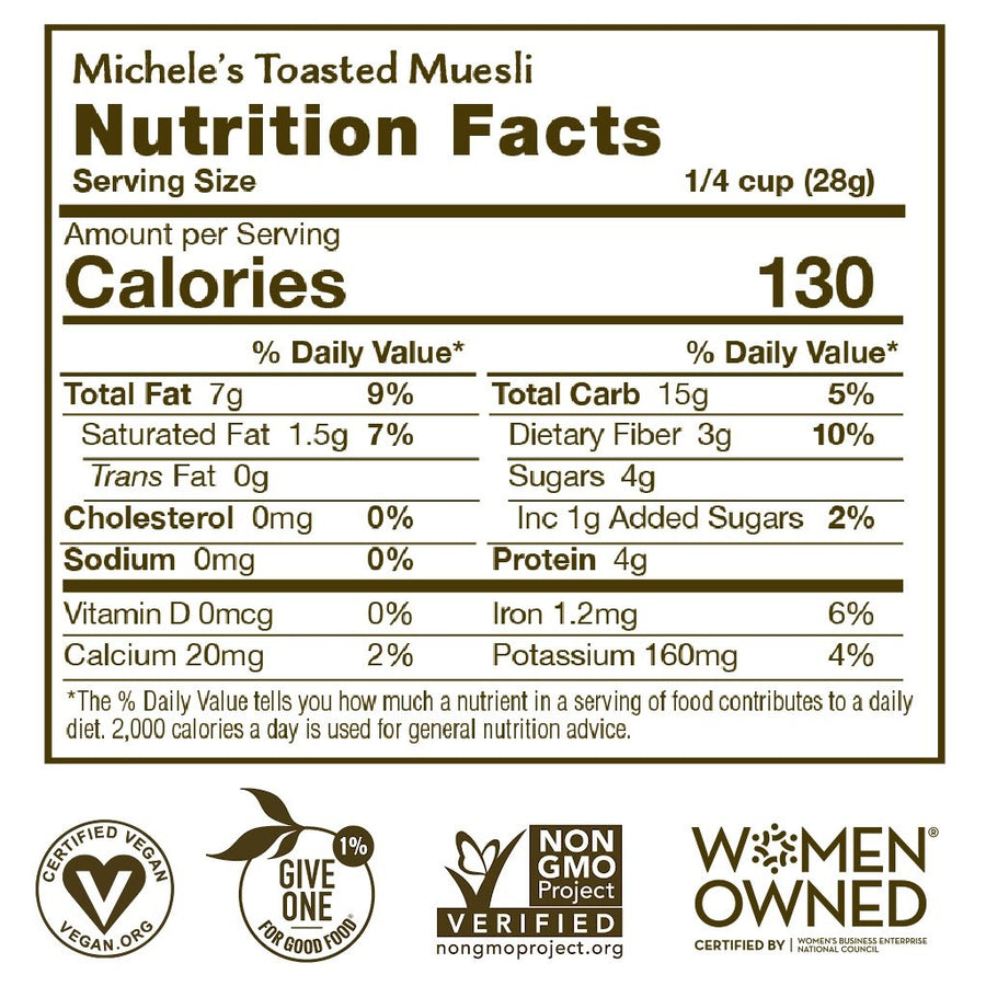 Michele's Granola Toasted Muesli - 12oz