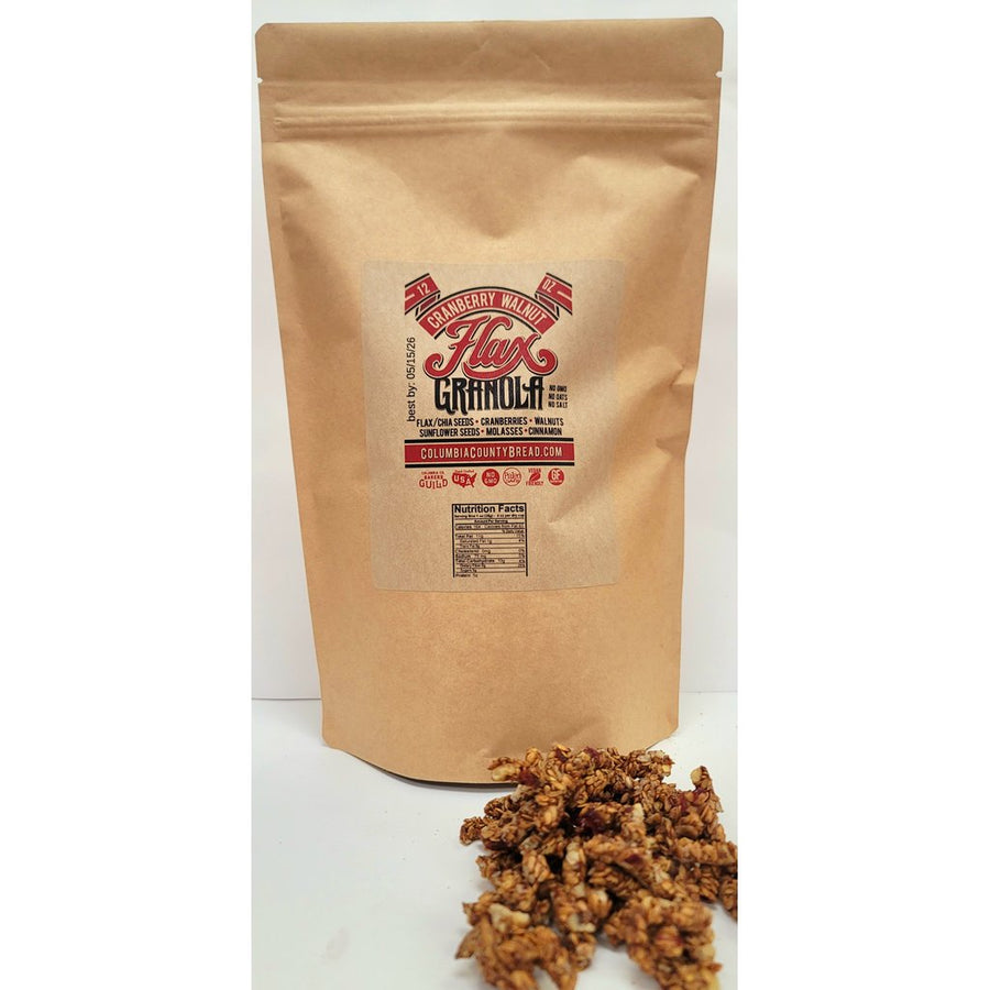 Cranberry Walnut Flax Granola