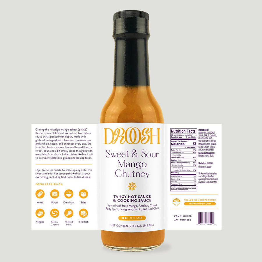 Sweet and Sour Mango Chutney (2-pack)