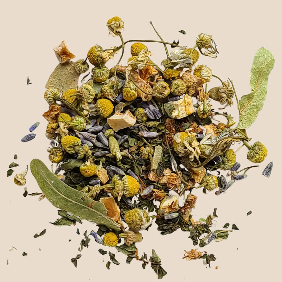 Nightcap: Loose Leaf Chamomile, Linden, Mint + Lavender Tea