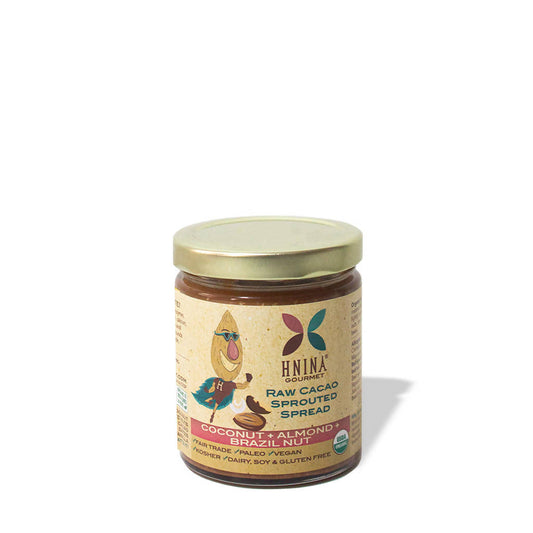 Raw Cacao Sprouted Spread: Coconut + Almond + Brazil Nut