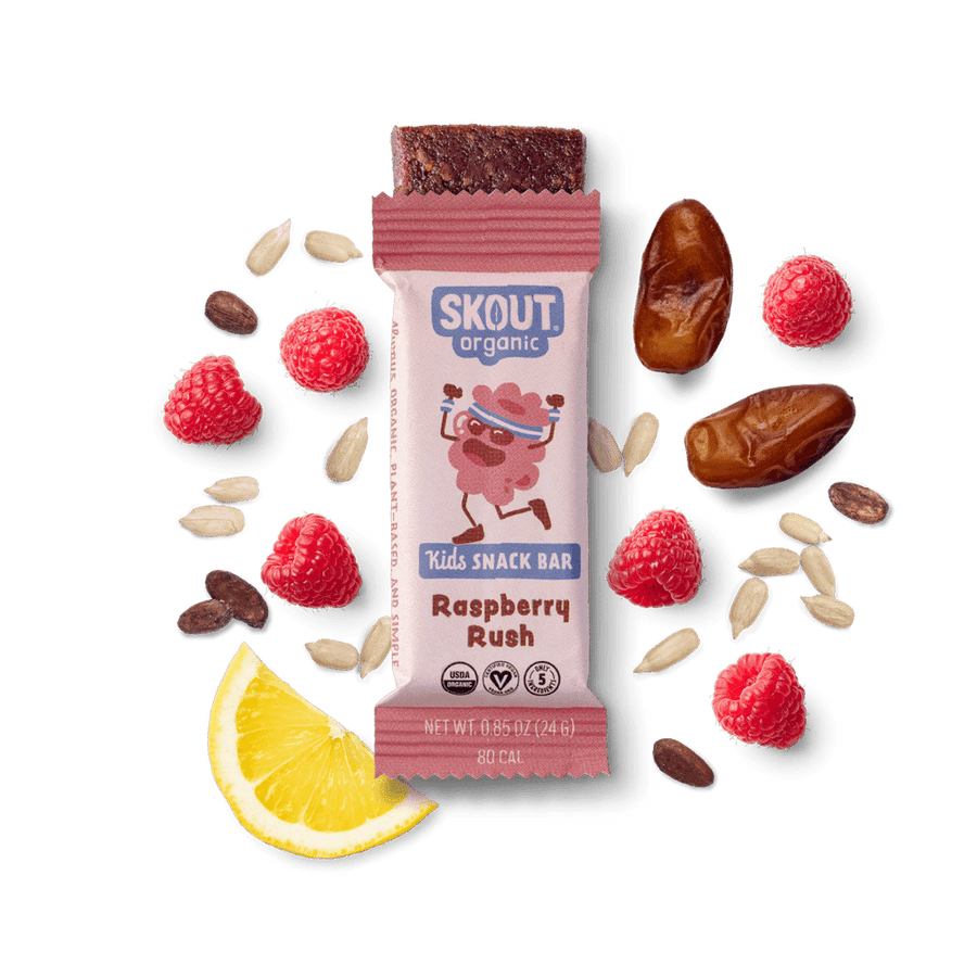 Organic Kids Snack Bar - Raspberry Rush (Pack)