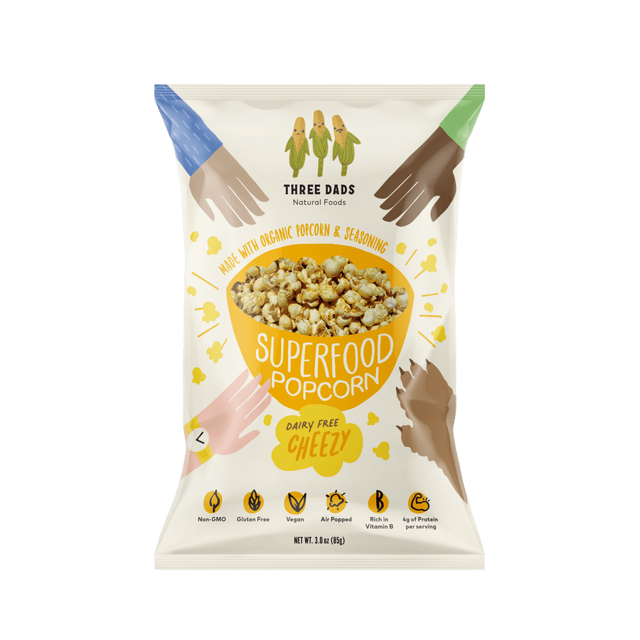 Vegan Cheezy Superfood Popcorn (4 Pack)
