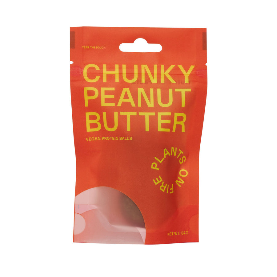 Chunky Peanut Butter Vegan Protein Balls (8 Balls)