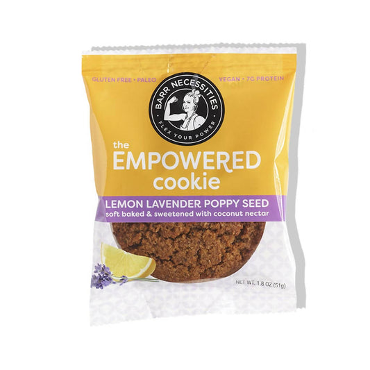 Lemon Lavender Poppy Seed Vegan Cookie (12-Pack)