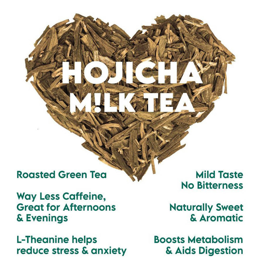 Hojicha Roasted Green M!lk Tea (12-Pack)