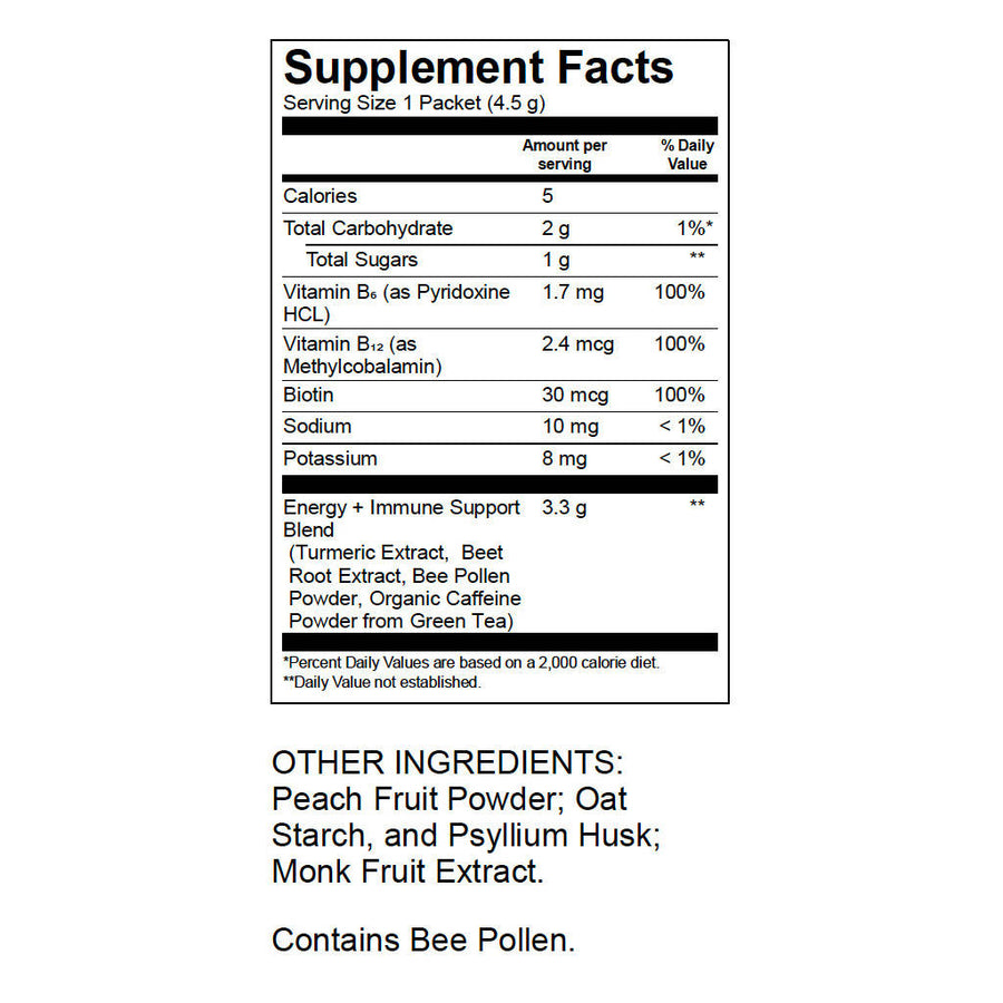 Energy + Immunity Support Superfood Blend (24 Packets)