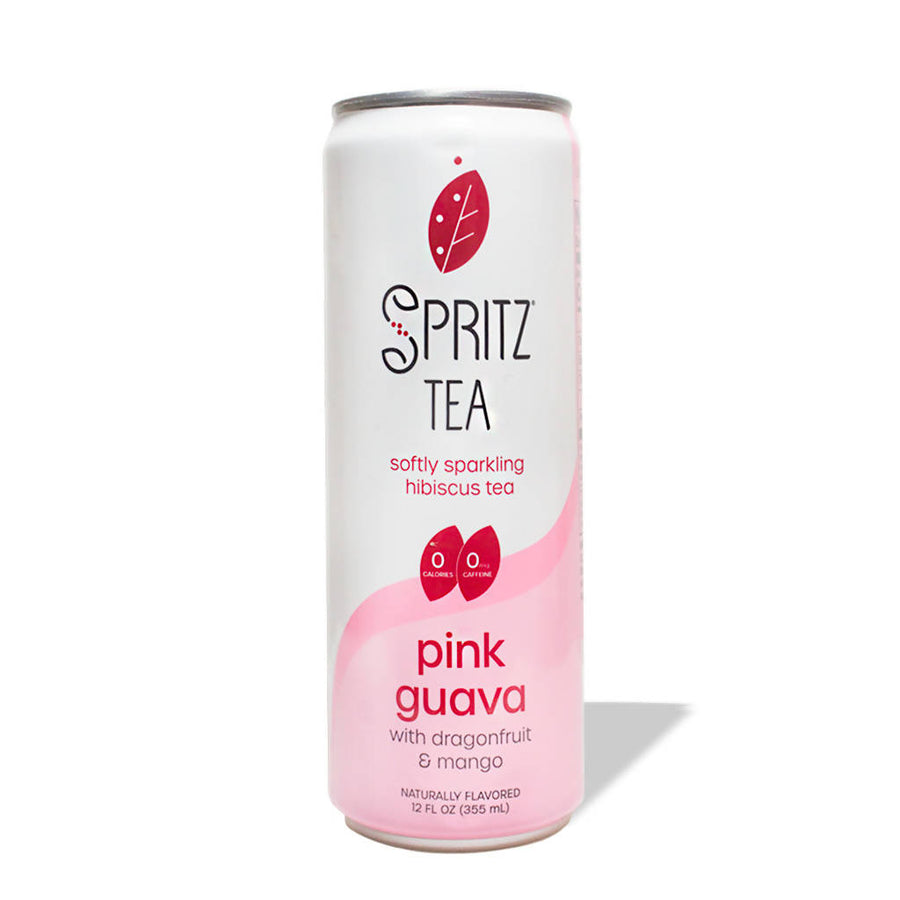 Pink Guava Softly Sparkling Hibiscus Tea (12-Pack)