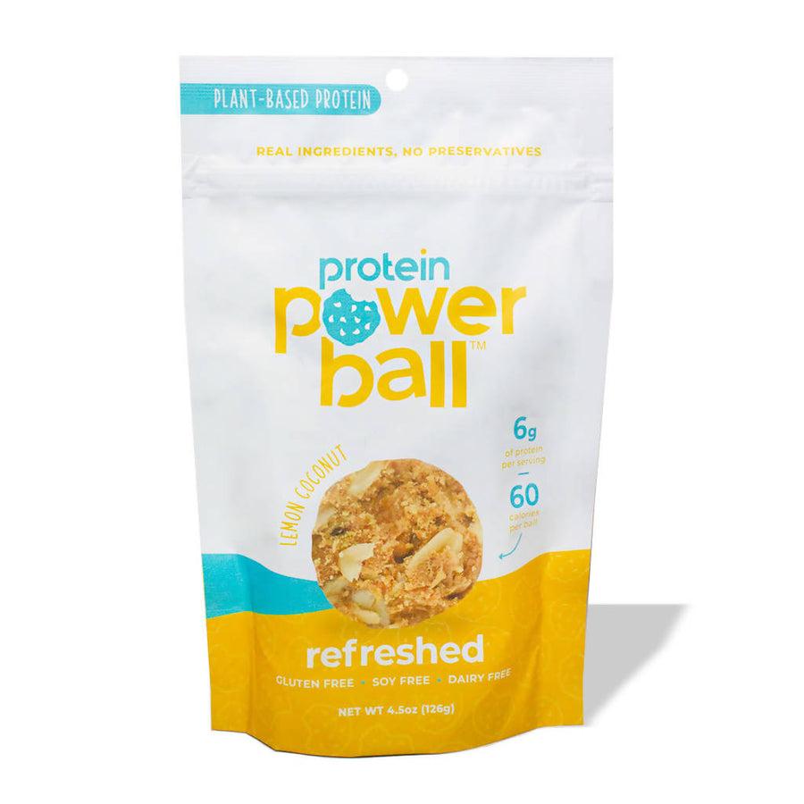 Lemon Coconut Refreshed Protein Balls - 4.5oz Bag (Pack)